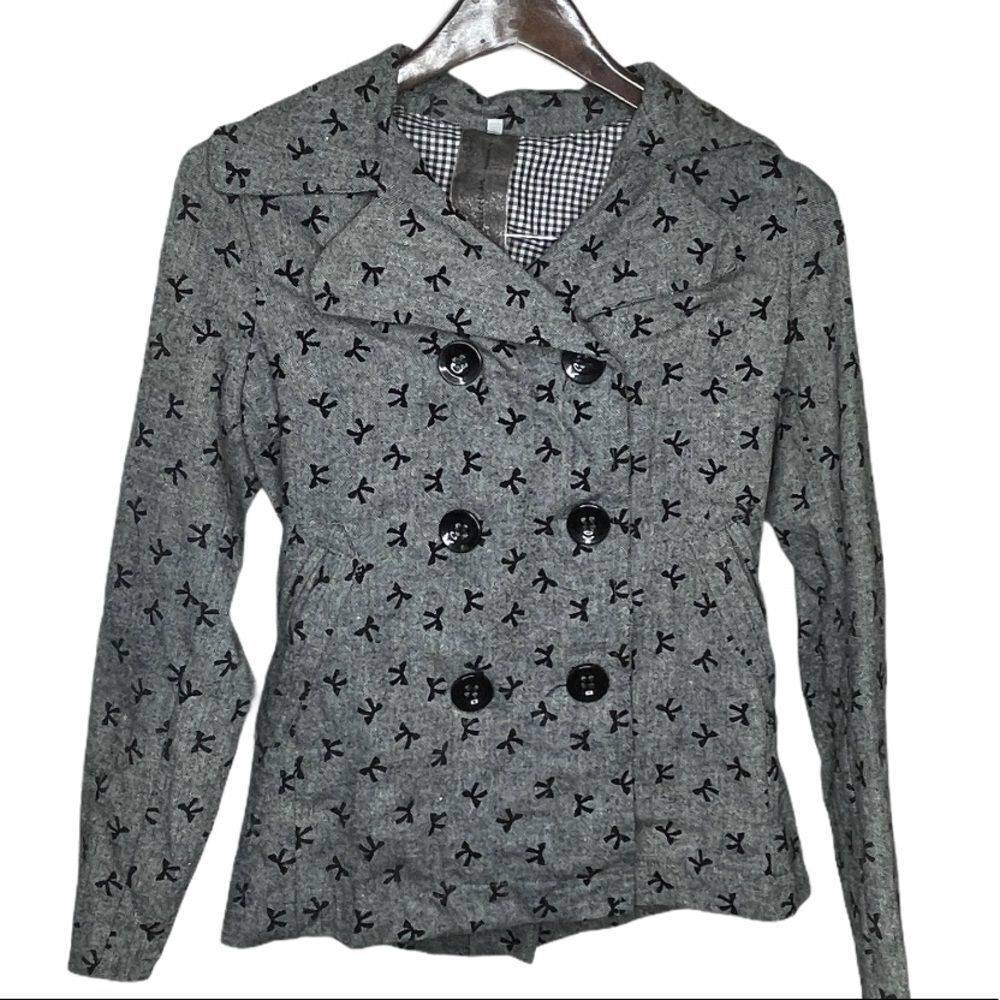 Moon Collection Blazer with Bow Print‎